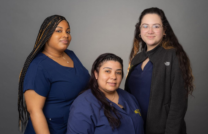 Patient Services Representatives: Turquoise Ross; Diana Surita; Devon Castaneda